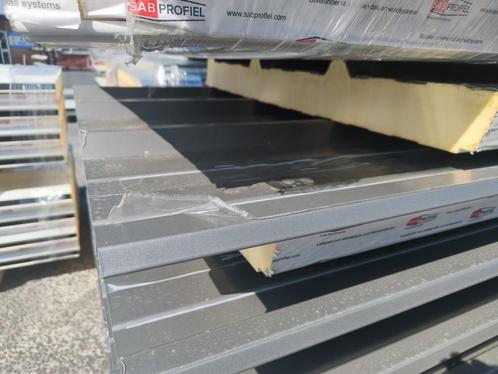 B-keus dakpanalen 80mm - Buiten: Grijs Binnen: Wit € 17/m², Doe-het-zelf en Verbouw, Platen en Panelen, Nieuw, Overige materialen