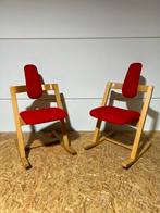 2x Stokke Varier Pendulum Stoelen - Nieuwstaat!, Twee, Nieuw, Ophalen of Verzenden, Rood