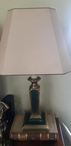 Prachtige kullmann antieke tafellamp messing 63 cm hoog, Antiek en Kunst, Antiek | Lampen, Ophalen of Verzenden