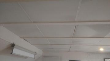 Systeem plafond platen, gecoat metaal, 19 m2 +10 m2 beschikbaar voor biedingen