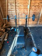Bankdruk met 60KG, Sport en Fitness, Ophalen, Zo goed als nieuw, Fitnessbank