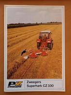 Folder PZ Zweegers Superhark CZ 330, Ophalen of Verzenden, Gelezen, Tractor en Landbouw
