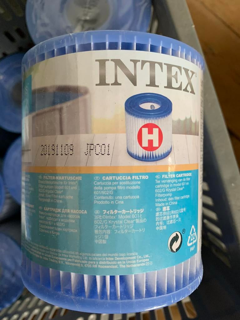 Intex filtercartridge type H, 19 stuks, Tuin en Terras, Zwembad-toebehoren, Ophalen of Verzenden, Nieuw