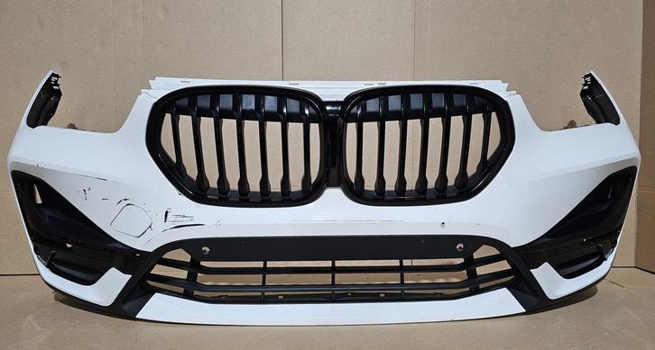 Voorbumper BMW X1 F48 LCI 51117954205 SPORT LINE 6xPDC 2019-, Auto-onderdelen, Carrosserie en Plaatwerk, Bumper, Voor, Gebruikt