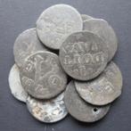 10x Tinnen Duiten / Doits 1813 + 1814 Java Brits Indië (02), Postzegels en Munten, Munten | Azië, Verzenden, Zuidoost-Azië, Losse munt