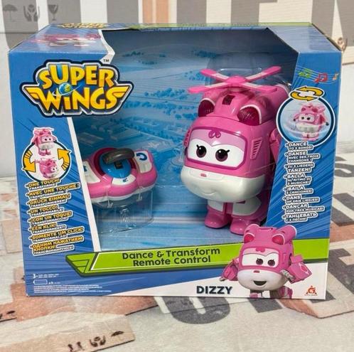 Super Wings DIZZY - Dance & Transform Helikopter bestuurbaar, Kinderen en Baby's, Speelgoed | Speelgoedvoertuigen, Nieuw, Afstandsbediening
