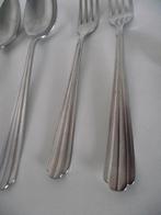 12 Gero zilmeta 552 bestek Rilrug dubbele plooi 1939-58 p st, Antiek en Kunst, Antiek | Bestek, Ophalen of Verzenden