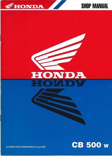 Honda CB500 w supplement shop manual beschikbaar voor biedingen