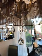 Ovale hanglamp met kristallen, Ophalen, Gebruikt, Overige materialen