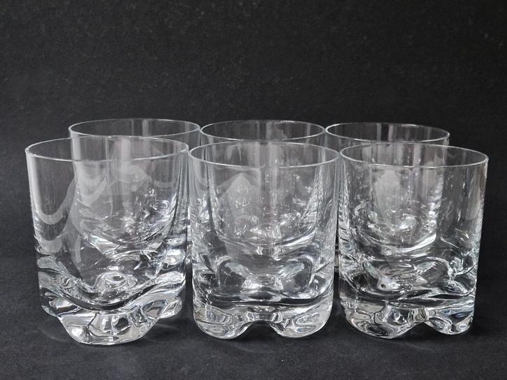 6 Iittala Gaissa glazen van Tapio Wirkkala, Antiek en Kunst, Antiek | Glas en Kristal, Ophalen of Verzenden