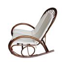 Vintage rotan manou schommelstoel, Antiek en Kunst, Ophalen