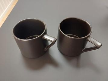 2 Bredemeijer mokken zwart - 300ml beschikbaar voor biedingen