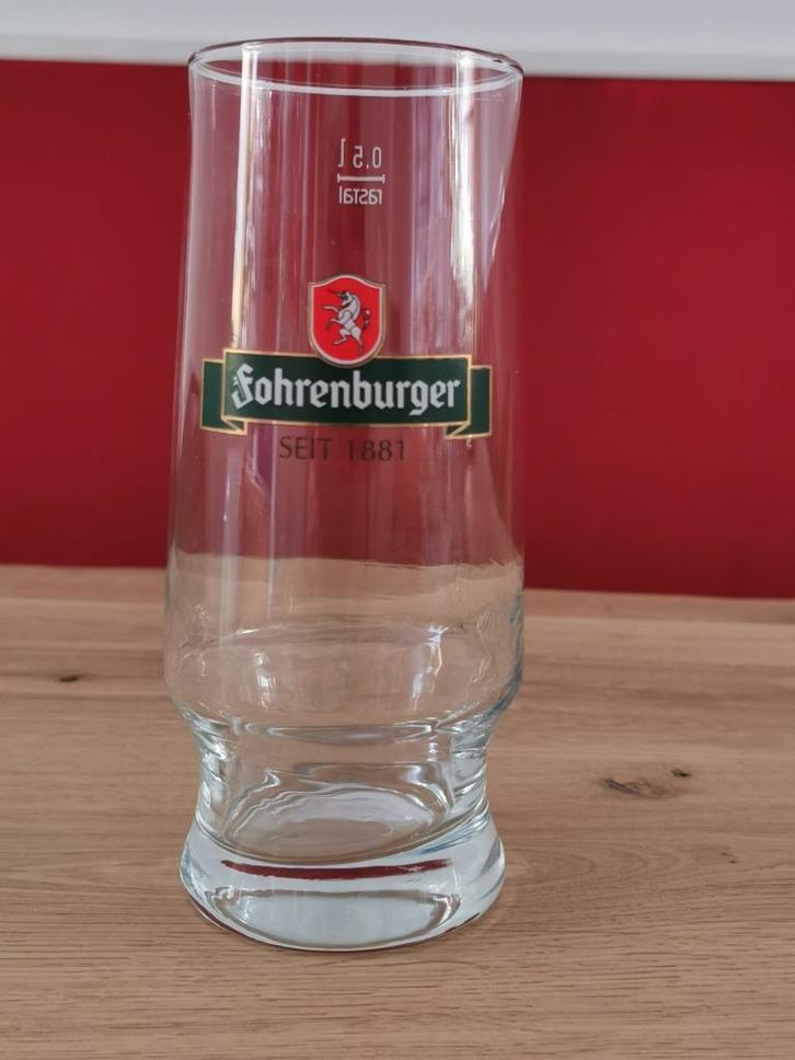 Fohrenburger glas, Verzamelen, Biermerken, Zo goed als nieuw, Glas of Glazen, Overige merken, Ophalen of Verzenden