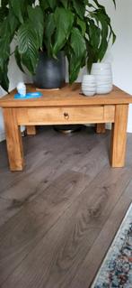 Teak houten salon tafels, Huis en Inrichting, Tafels | Salontafels, Ophalen, Gebruikt, 50 tot 100 cm, 50 tot 100 cm