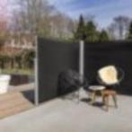 Windscherm dubbel zwart, Tuin en Terras, Ophalen, 200 cm of meer, 150 tot 200 cm, Nieuw