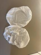 2x Stokke hoeslaken - goede staat - voor sleepi  bed, Ophalen of Verzenden, Gebruikt, Eenpersoons, Overige typen