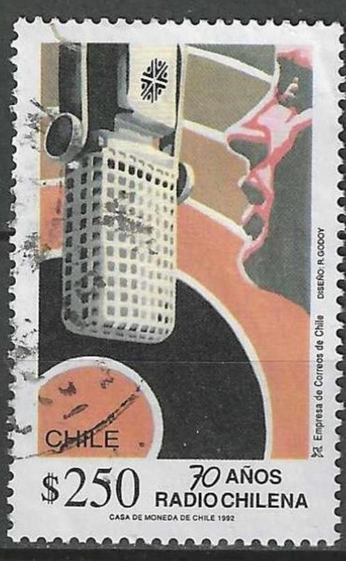 Chili 1992 - Yvert 1137 - 70 jaar Chileense Radio  (ST), Postzegels en Munten, Postzegels | Amerika, Gestempeld, Zuid-Amerika