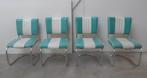 4 Retro Amerikaanse jaren '50 stoelen (SET), Gebruikt, Overige kleuren, Vier, Metaal