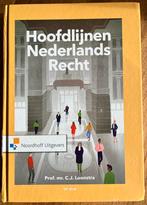 Studieboek Hoofdlijnen Nederlands Recht, Boeken, Prof.Mr.C.J. Loonstra, Zo goed als nieuw, Alpha, HBO