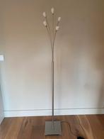Staande lamp, 5 glazen halogeen spots, dimbaar, Ophalen, Zo goed als nieuw, Metaal, 150 tot 200 cm