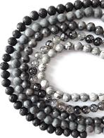 OPRUIMING Nieuwe restant strengen NATUURSTEEN kralen (28), Ophalen of Verzenden, Nieuw, Kraal