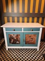 Jaren 30 dressoir met marmeren blad., Ophalen, Zo goed als nieuw, 25 tot 50 cm, 100 tot 150 cm
