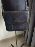 zwart leren schouder tas City-Line, Sieraden, Tassen en Uiterlijk, Tassen | Schoudertassen, Overige merken, Gebruikt, Zwart, Ophalen of Verzenden