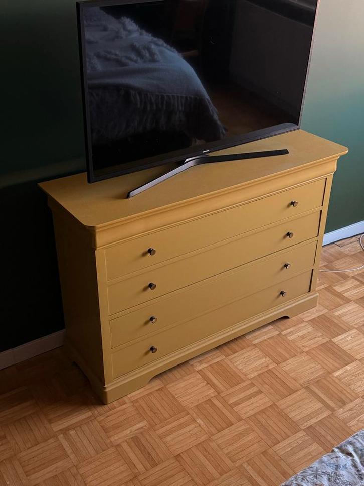 Geel ladekastje Studio Stijlbandiet, Huis en Inrichting, Kasten | Ladekasten, Zo goed als nieuw, Minder dan 100 cm, 100 tot 150 cm