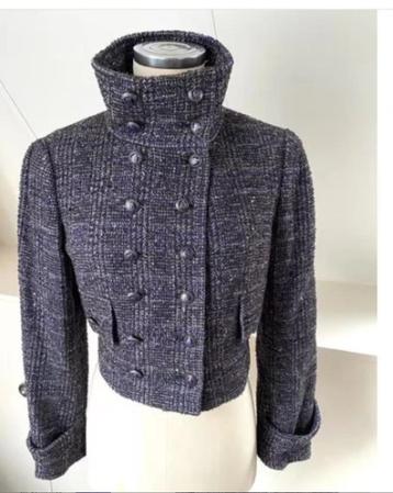 Carlisle couture vintage jasje mt 38 zgan paars grijs CHCS beschikbaar voor biedingen