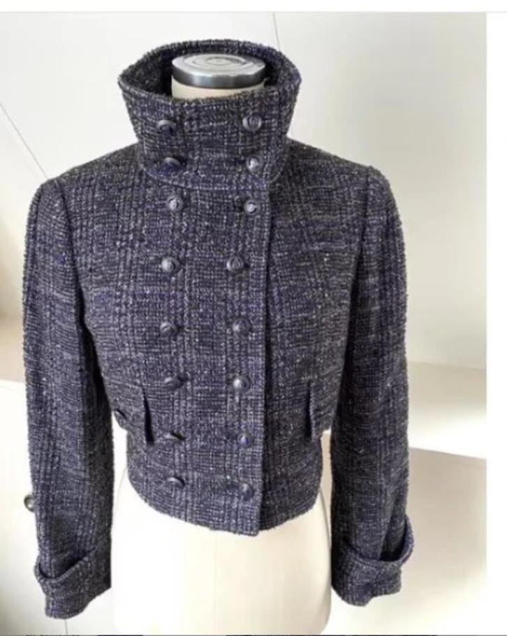 Carlisle couture vintage jasje mt 38 zgan paars grijs CHCS, Kleding | Dames, Jasjes, Kostuums en Pakken, Zo goed als nieuw, Jasje