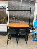 Ikea VADHOLMA Keukeneiland met rek en 4 stoelen, Huis en Inrichting, Keuken | Keukenelementen, Ophalen, 100 tot 150 cm, 75 cm of meer