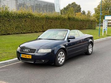 Audi A4 2.4 V6 125KW Cabrio AUT 2003 Blauw beschikbaar voor biedingen