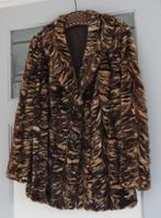 Bontjas, merts, bruin gestreept, Maat 38/40 (M), Bruin, Verzenden, Onbekend