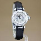 Cartier Pasha Lady Silver Dial Diamonds, Overige merken, Staal, Polshorloge, Ophalen of Verzenden