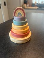 Regenboog Stapeltoren - Houten Speelgoed, Ophalen of Verzenden, Zo goed als nieuw, Overige typen
