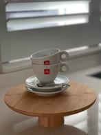 ILLY Cappuccino Kop en Schotel Set (2x) NIEUW!, Ophalen of Verzenden, Zo goed als nieuw, Effen, Kop(pen) en/of Schotel(s)