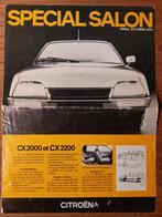 Citroën GS en CX folder 1974 Speciál Salon, Ophalen of Verzenden, Zo goed als nieuw, Citroën