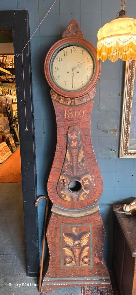 Antieke Staande Klok - 1860, Antiek en Kunst, Antiek | Klokken, Ophalen