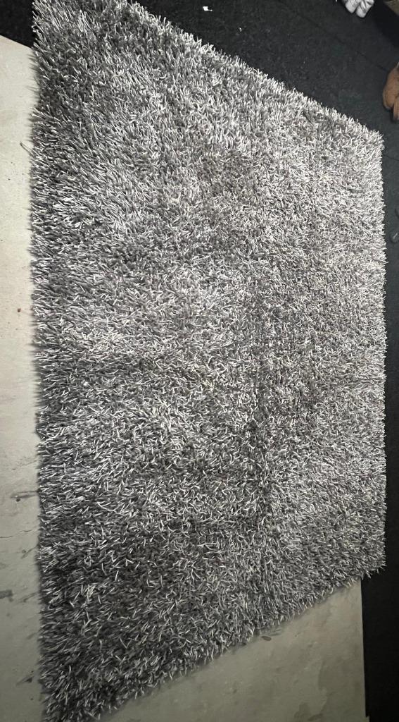 Grijs sliertentapijt – 185 x 282 cm – Modern & decoratief, Huis en Inrichting, Overige Huis en Inrichting, Zo goed als nieuw, Ophalen