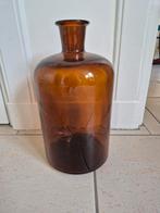 Vintage apothekersfles, Gebruikt, Overige kleuren, Ophalen of Verzenden, Glas