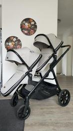 Qute Duo kinderwagen voor tweeling + Maxi Cosi, Gebruikt, Met autostoeltje, Ophalen, Kinderwagen