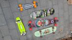 5 skateboards / longboards (o.a. Santa Cruz & Globe), Ophalen, Gebruikt, Skateboard, Longboard