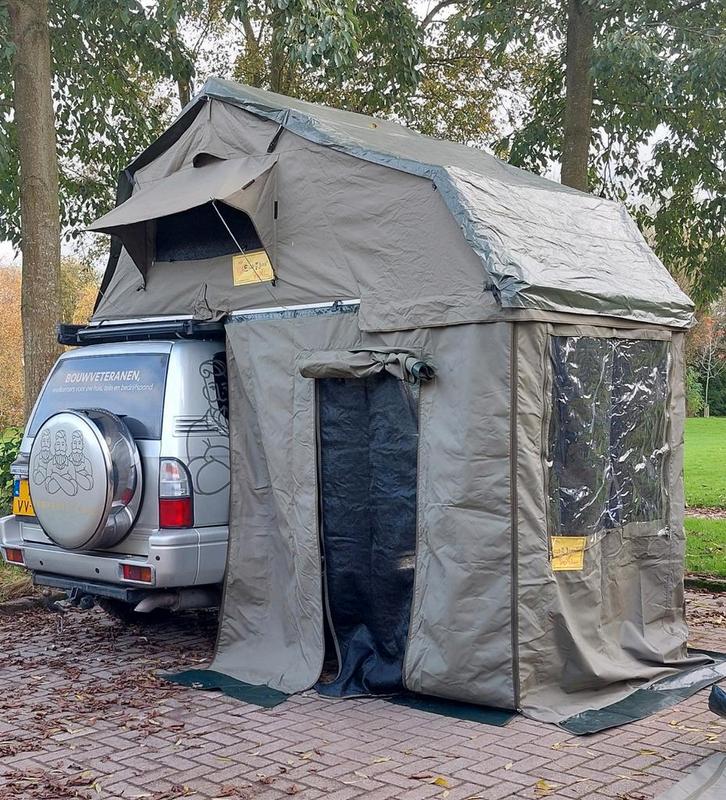 Eezi-Awn T-Top Xklusiv 1600 daktent inclusief benedentent., Caravans en Kamperen, Tenten, tot en met 3, Gebruikt, Ophalen