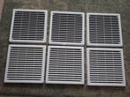 6 witte ventilatieroosters met insectengaas/vliegengaas, Ophalen of Verzenden, Nieuw