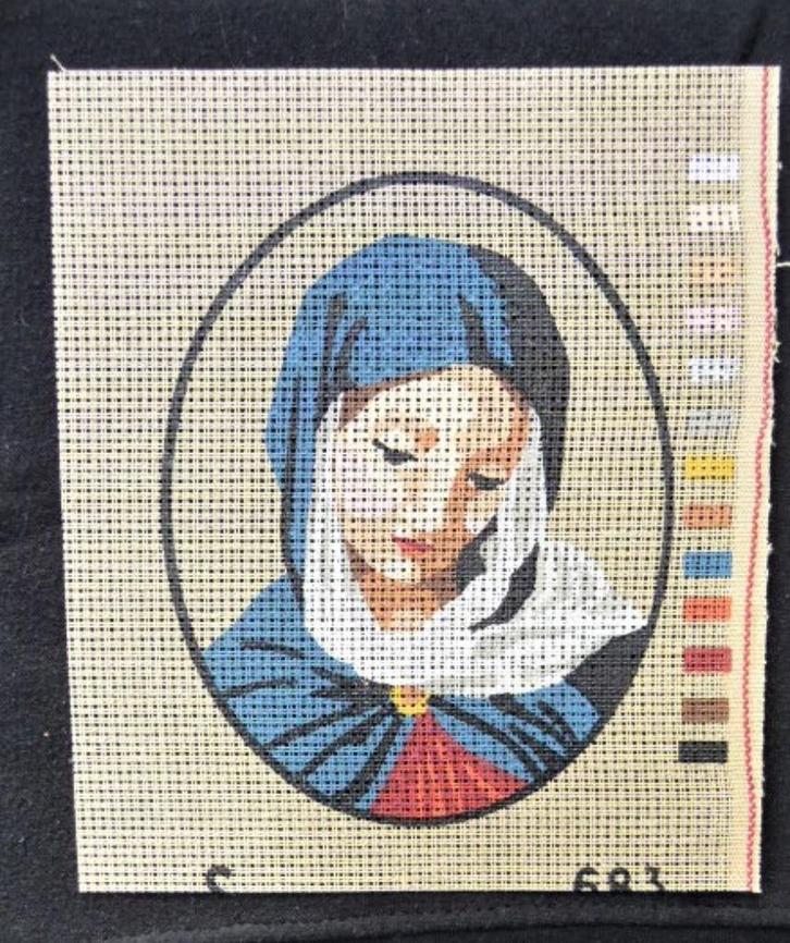 GEBORD SCHILDERIJTJE OM KAART TE MAKEN, 3 PATRONEN, Hobby en Vrije tijd, Borduren en Borduurmachines, Zo goed als nieuw, Patroon