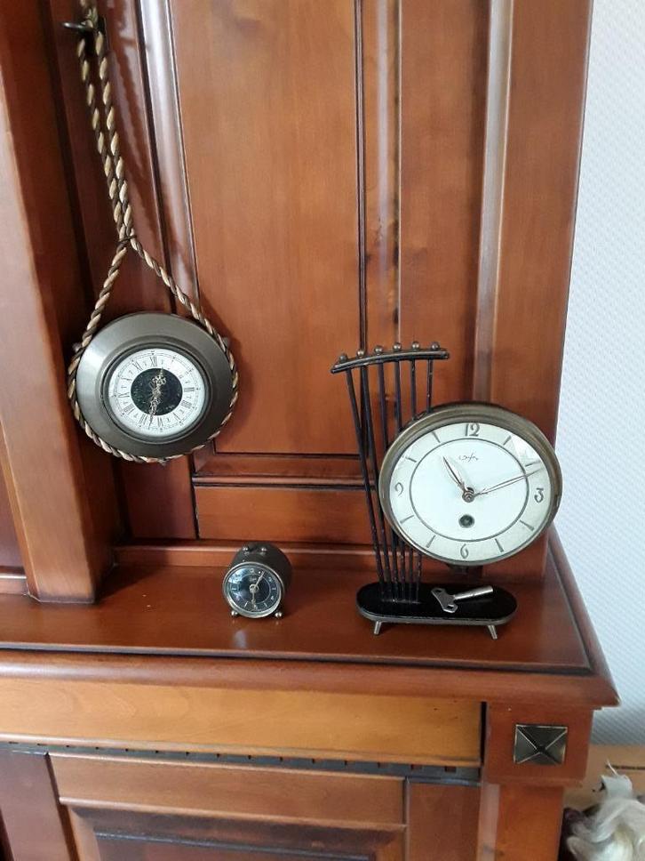 vintage klokken. vintage koperen klokken. Orfac. Mercedes, Verzamelen, Retro, Huis en Inrichting, Ophalen of Verzenden