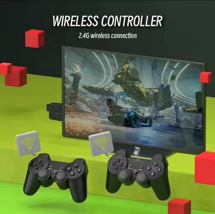 HDMI Retro game console 10.000 games + 2x PS controllers, Spelcomputers en Games, Spelcomputers | Sony PlayStation Consoles | Accessoires