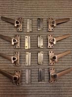 AXA raamsluiting met drukknop., Doe-het-zelf en Verbouw, Hang- en Sluitwerk, Ophalen of Verzenden, Rvs