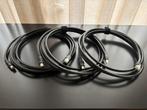 3x TV Ethernetkabel (RG 6/U) 3m - RJ45/Cinch Male, Ophalen of Verzenden, Zo goed als nieuw, 2 tot 5 meter, Coaxiale kabel