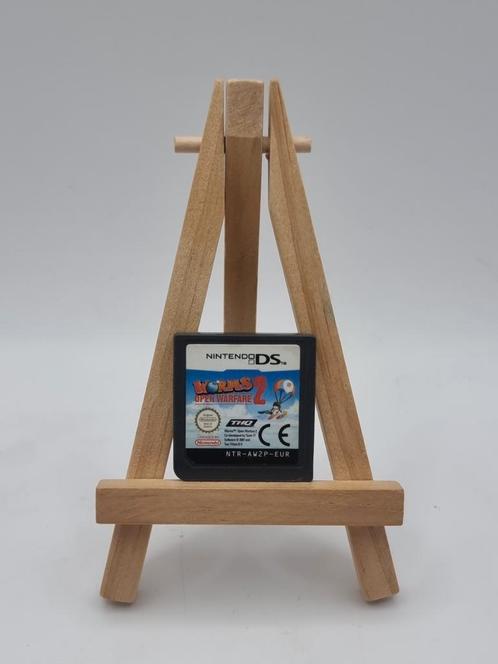 Worms 2 open warfare DS, Spelcomputers en Games, Games | Nintendo Game Boy, Zo goed als nieuw, Racen en Vliegen, 1 speler, Vanaf 3 jaar